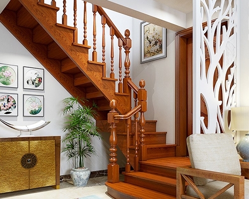 实木楼梯厂家讲解楼梯保持光洁如新的方法